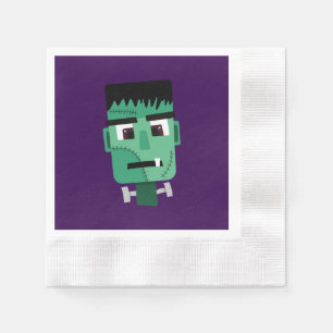 Frankenstein Monster's Head Napkin