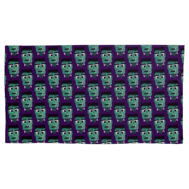 Frankenstein Monster's Head Pillowcase (Front-Left)