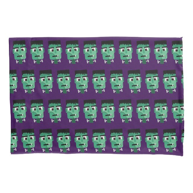 Frankenstein Monster's Head Pillowcase (Front)