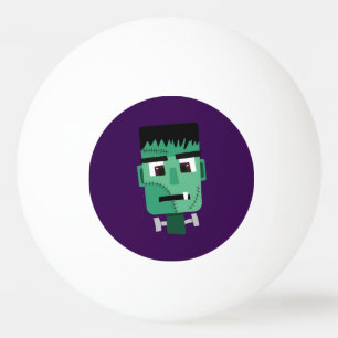 Frankenstein Monster's Head Ping Pong Ball
