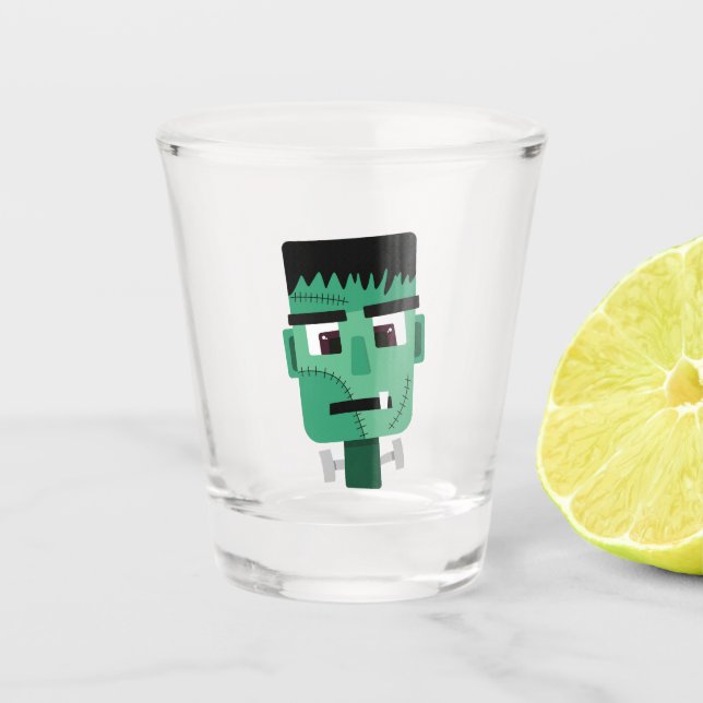 Frankenstein Monster's Head Shot Glass (Front)