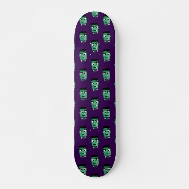 Frankenstein Monster's Head Skateboard (Front)