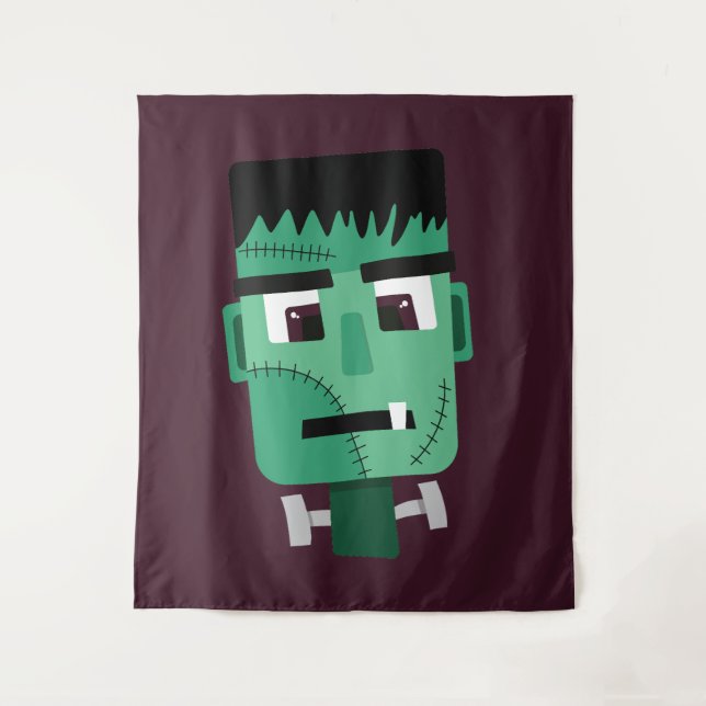 Frankenstein Monster's Head Tapestry (Front)