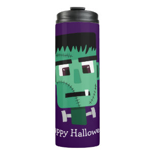 Frankenstein Monster's Head Thermal Tumbler
