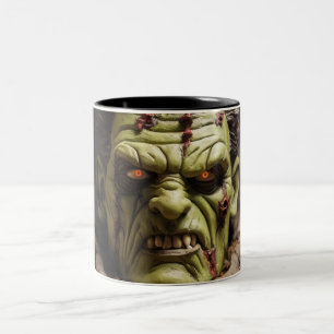 Frankenstein Mouse Pad Two-Tone Coffee Mug