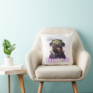 Frankenstein Pug Pillow