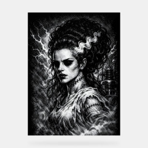 Frankenstein’s Bride — Resurrected by BurnsInHell Acrylic Sign