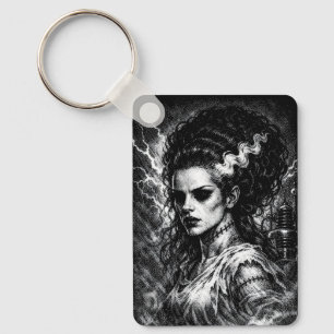 Frankenstein’s Bride — Resurrected by BurnsInHell Key Ring