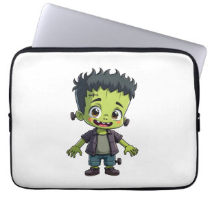 Frankenstein�s Monster � Cute Halloween Cartoon Sh Laptop Sleeve