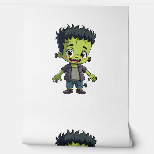 Frankenstein’s Monster – Cute Halloween Cartoon Sh Wallpaper
