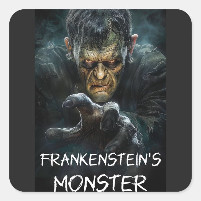 Frankenstein’s Monster Square Sticker (Front)