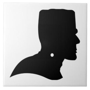 FRANKENSTEIN SILHOUETTE CERAMIC TILE