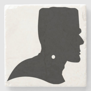 FRANKENSTEIN SILHOUETTE STONE COASTER