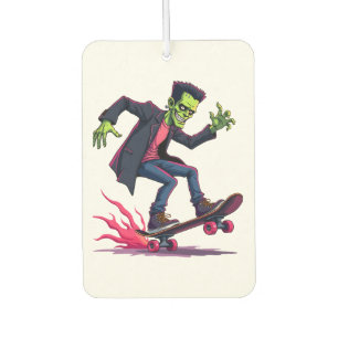 Frankenstein Skater � Cool Halloween Streetwear Sh Car Air Freshener