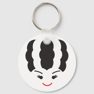 Frankenstein's Bride Monster Halloween Costume 2 Key Ring