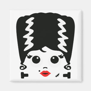 Frankenstein's Bride Monster Halloween Costume Magnet