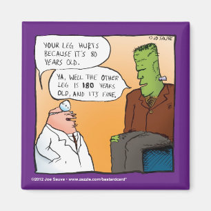 Frankensteins Doctor Cartoon Magnet