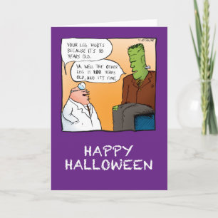 Frankenstein's Doctor Halloween Card