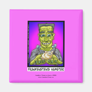 Frankenstein's Hamster Funny Cartoon Magnet