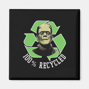 Frankenstein's Monster - 100% Recycled S Funny Hal Magnet