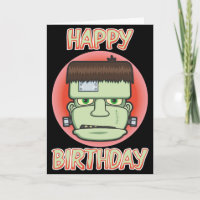 Frankenstein's Monster Birthday Card