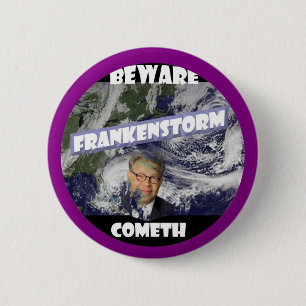 Frankenstorm 6 Cm Round Badge