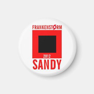 Frankenstorm Sandy Hurricane Magnet 6