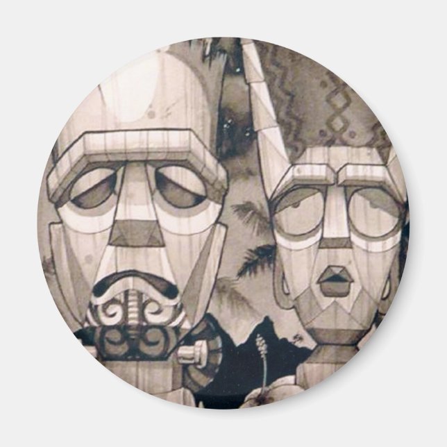 Frankentiki Magnet (Front)