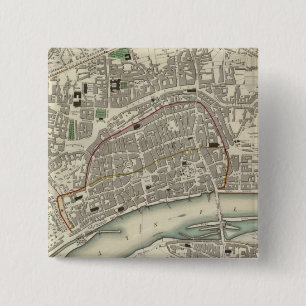 Frankfort Frankfurt am Main 15 Cm Square Badge