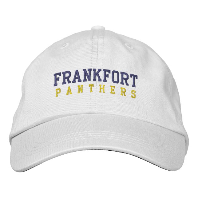 Frankfort High School Embroidered Baseball Hat (Front)