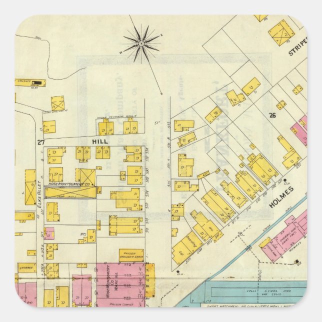 Frankfort, Kentucky 10 Square Sticker (Front)