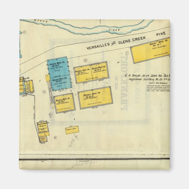 Frankfort, Kentucky 4 Magnet (Front)