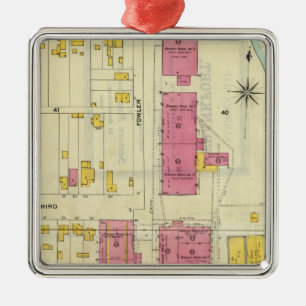 Frankfort, Kentucky 8 Metal Tree Decoration