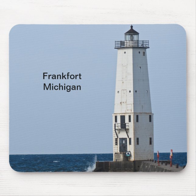 Frankfort Michigan Lighthouse Mouse Pad (Front)