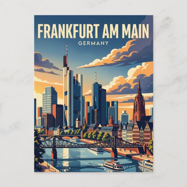 Frankfurt am Main Germany Postcard (Front)