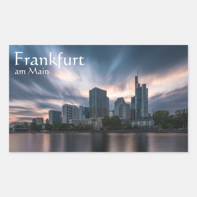 Frankfurt am Main Germany Rectangular Sticker (Front)