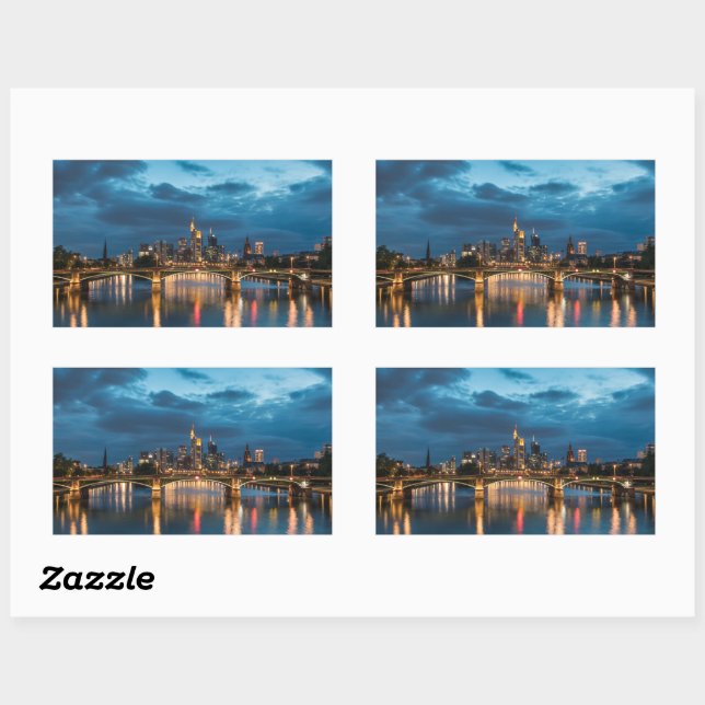 Frankfurt am Main Germany Rectangular Sticker (Sheet)