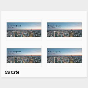 Frankfurt am Main Germany Rectangular Sticker