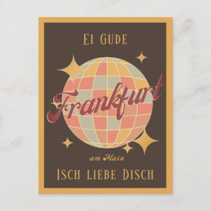 Frankfurt am Main personalisierbare Postkarte Postcard
