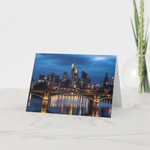 Frankfurt am Main Skyline Card