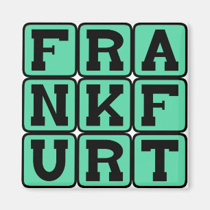 Frankfurt, City in Germany Magnet