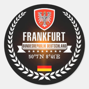 Frankfurt Classic Round Sticker