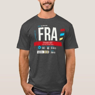 Frankfurt FRA Airport Code Baggage Tag 1 T-Shirt