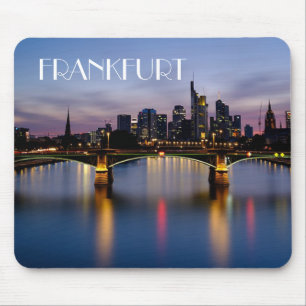 Frankfurt Germany Cityscape Mouse Pad