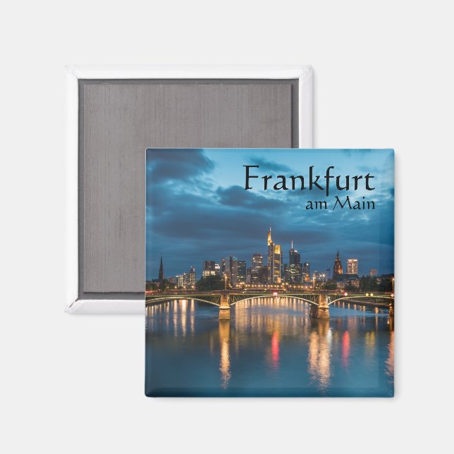 Frankfurt Germany Magnet (Front/Back)