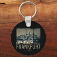 Frankfurt Germany Skyline Retro Vintage Souvenir