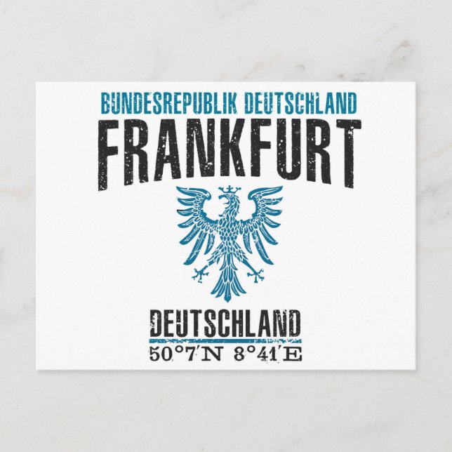 Frankfurt Postcard (Front)