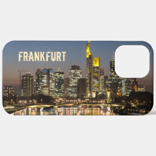 Frankfurt Skyline Germany Vintage Souvenir gift iPhone 12 Pro Max Case