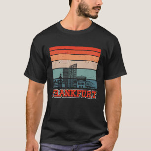 Frankfurt Skyline Retro Vintage Souvenir Frankfurt T-Shirt