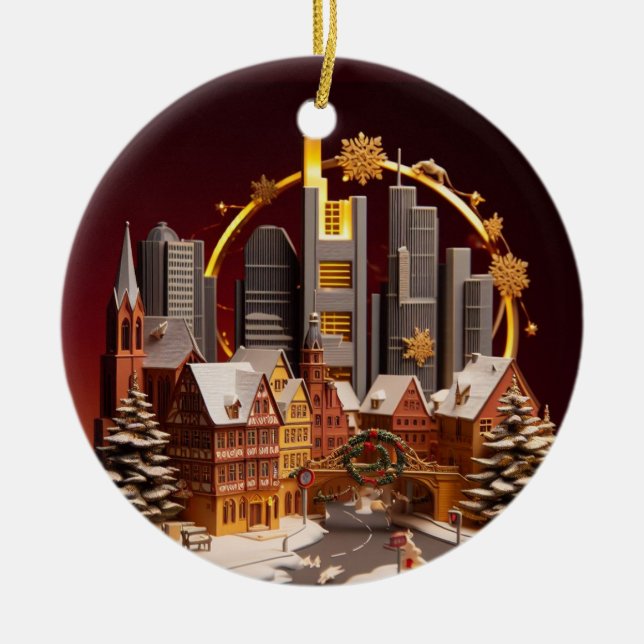 Frankfurt Wonderland: 3D Christmas Ornament (Front)